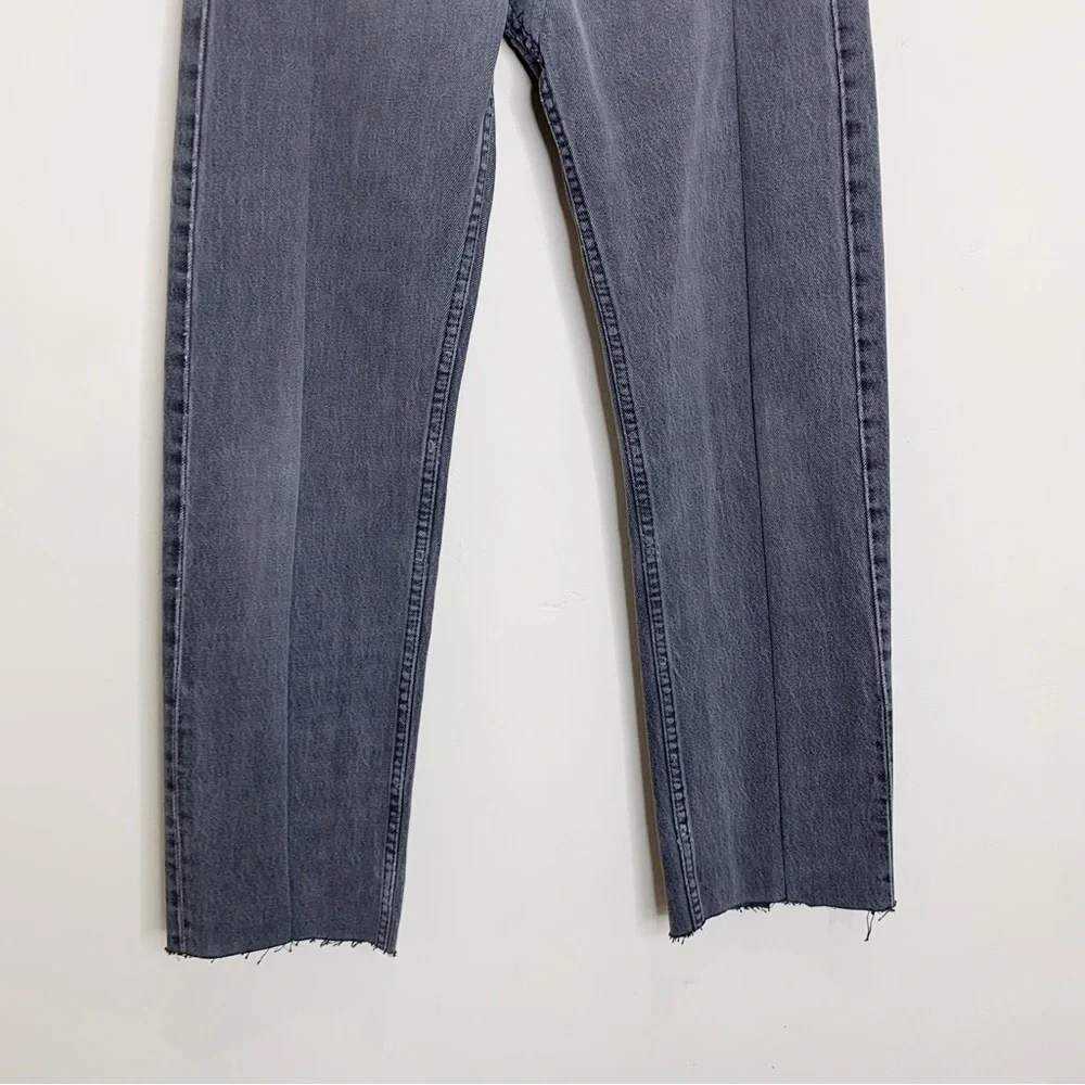 NEW EB Denim OG Reinvented Jeans (Sz 24) Reworked Levi's Washed Black / Gray